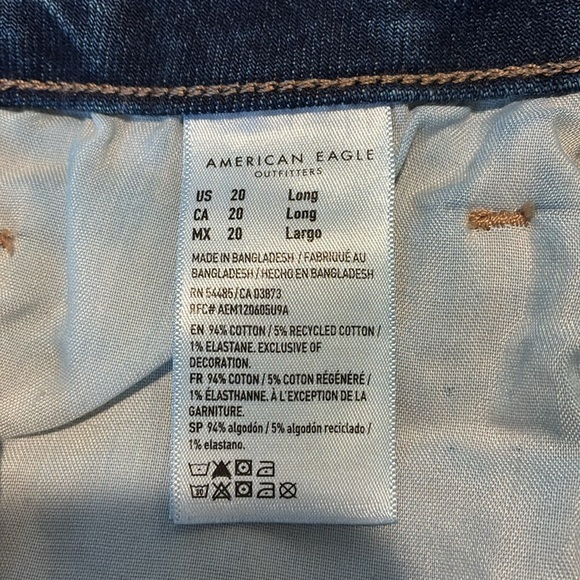 American Eagle outfitters jeans
Curvy mom, Jean stretch
Size 20 long - Picture 11 of 15